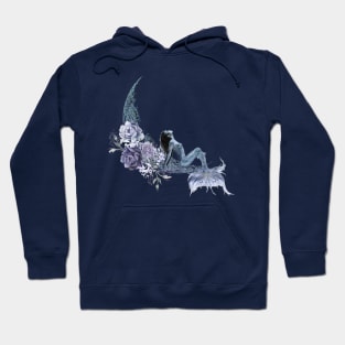 Mermaid Moon Blue Hoodie